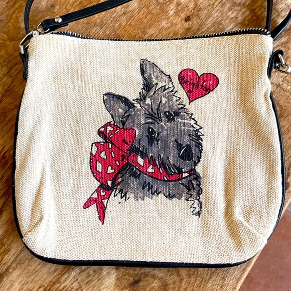 BRIGHTON Puppy Dog Cross Body or Clutch Bag “Exercise? I’d Rather Accessorize!” - Picture 12 of 12